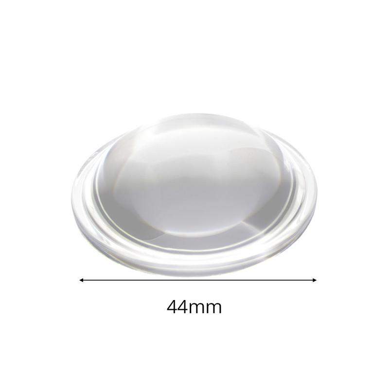 LED Lens 30/44/54/66mm Plano-Convex Glass Lens LED Convex Lens Condenser Optical Focusing: diameter 44mm