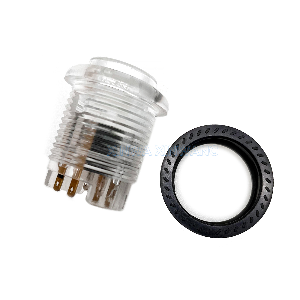 5 pces/10 pces jogo de arcade goldleaf rgb iluminado 3.3v led botão 28mm 30mm botões redondos para mame virtual flipball máquina