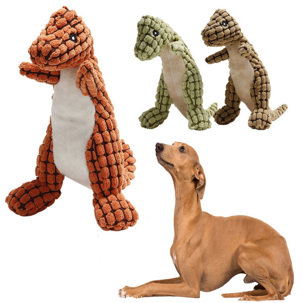 Miflame Large Dogs Toys For Pet Accessories Labrador Poodle Toys Dinosaur Small Dog Supplies Squeaky Puppy Toy For Pet Toy Chew