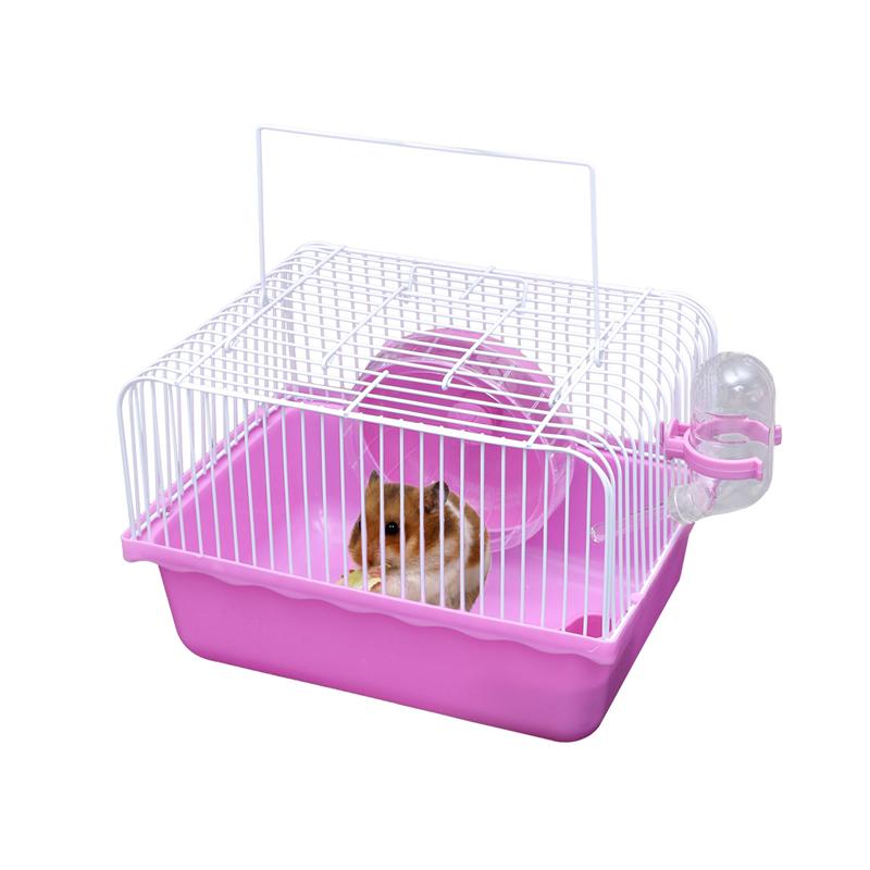 Hamster Kooi Draagbare Reizen Carry Rat Kooi Kleine Huisdieren Levert Hamster Kooi Huis Nuttig Hamster Kleine Dieren Accessoires