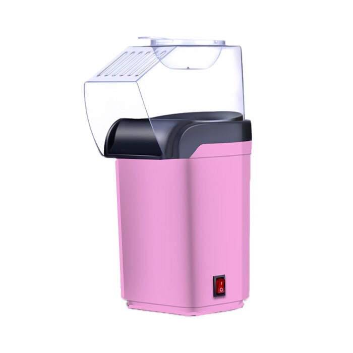 Luft Popcorn Popper Hersteller Mikrowelle Maschine Köstliche und Gesunde Idee für freundlicher Heimat-gemacht DIY Popcorn Film Snack: Rosa / EU