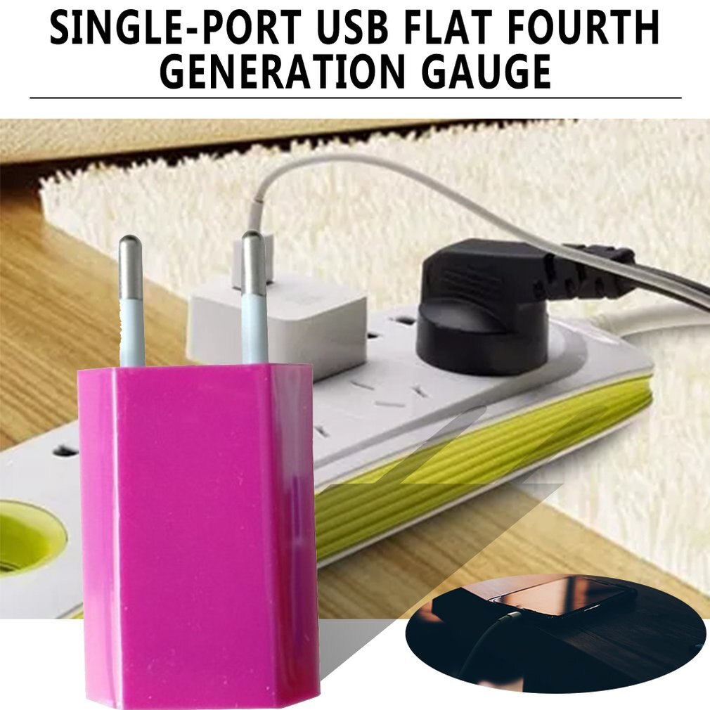 USB wall charger charger adapter 5V 500MA single USB port fast charger socket for iPhone for Android Phone