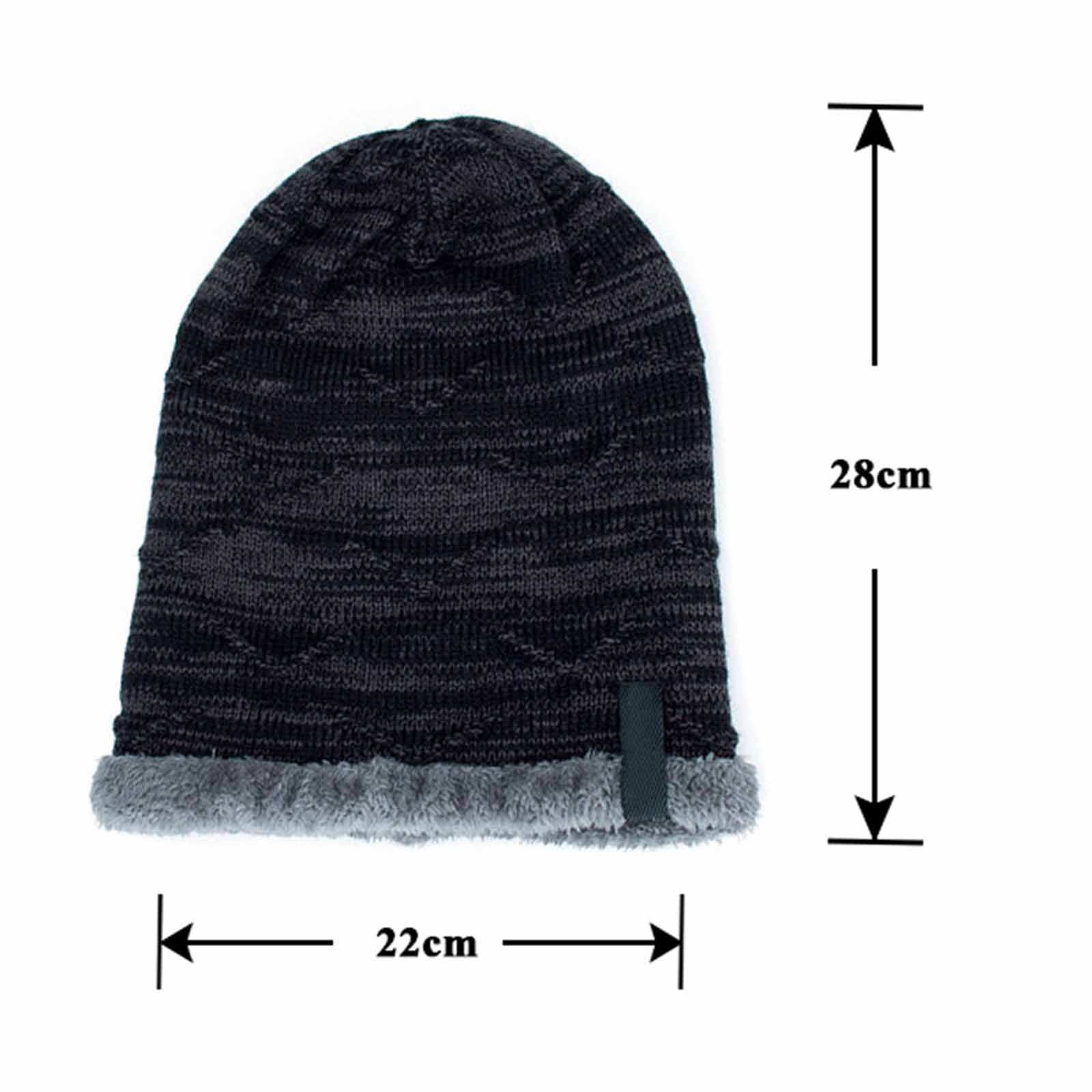 Winter Beanies Slouchy Chunkys Warm Hat for Men Women Warm Soft Knitting Hats LL@17