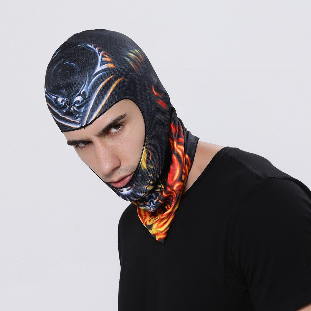 Biker Motorcycle Face Mask Headgear Headscarf Skull Balaclava Foulard Hood