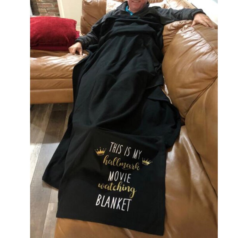 Arrivals Letter This is My Hallmark Christmas Soft Throw Blanket Movie Watching Blanket Funny Throws Festival: D