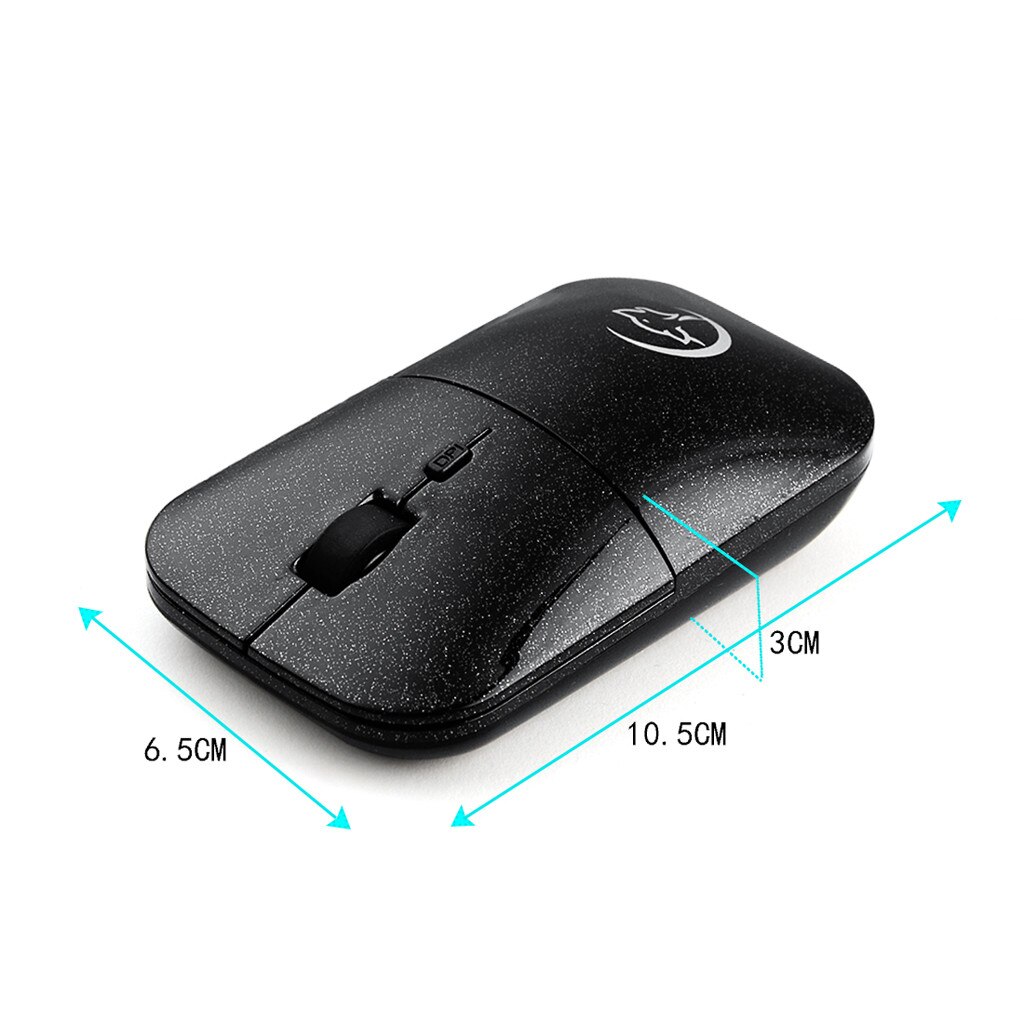 Souris sans fil réglable ergonomique affaires voyage bouton Mini souris Portable ergonomique ordinateur silencieux PC Gamer bureau