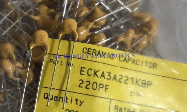 100pz 1KV 221K 222K 331K 471K 122K 222K 220PF 330PF 470PF 1200PF 2200PF ad alta Tensione Condensatore di Ceramica: 221K 1KV