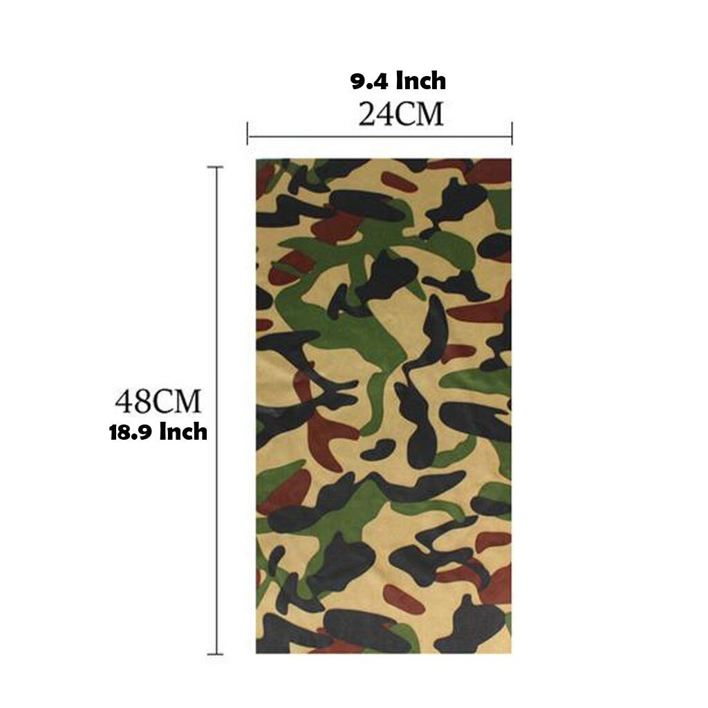 2PCS Multifunctional Tube Scarves Anti Virus Cool Bicycle Neck Gaiter Elastic Black Half Face Cover Shild Mask Headband Bandana