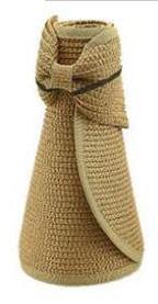 Chapeau de soleil pliable à Large bord pour femmes, casquette à nœud papillon, de plage, de , d'été, 13 couleurs,: khaki