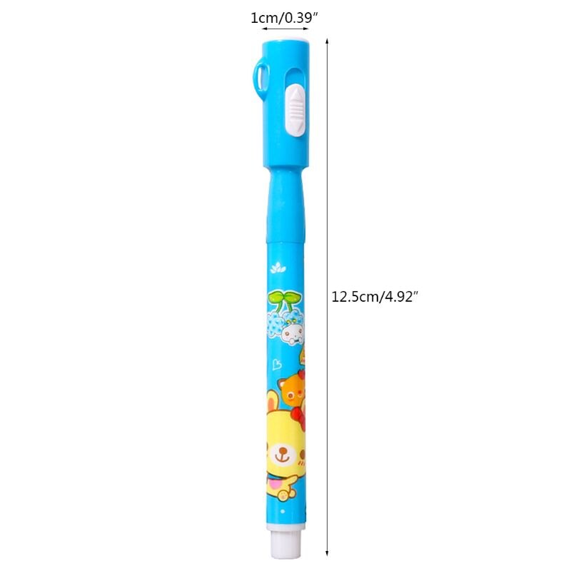 Stylo à encre invisible, lampe torche 1 uv 2 in led, marqueur, surligneur, papeterie scolaire et de bureau