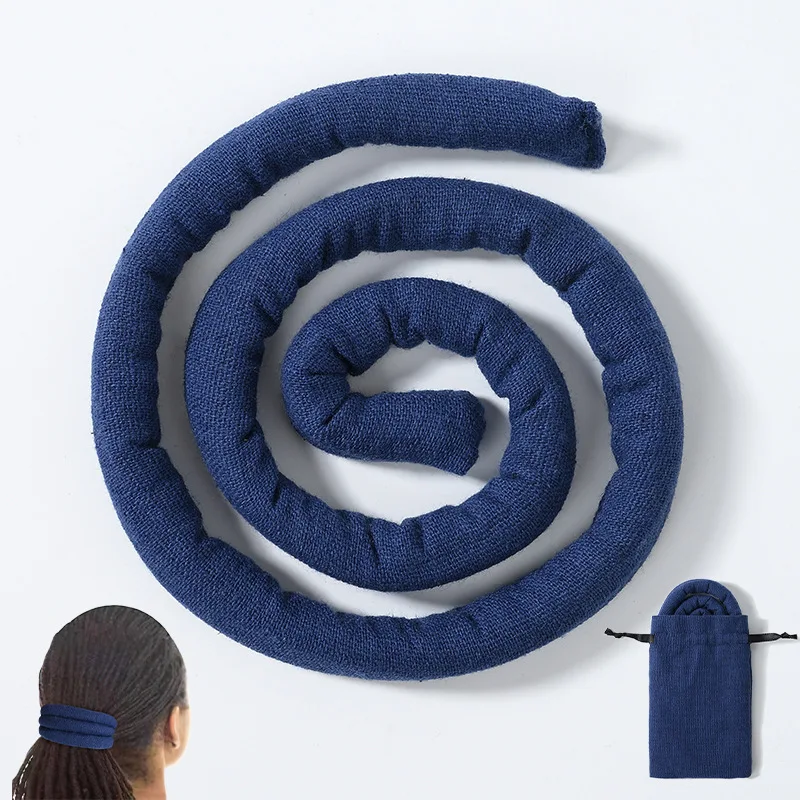 Buigbare Dreadlocks Haarband Spiraal Lock Haarbanden Lange Paardenstaart Houders Etnische Haarband Touw voor Vrouwen Meisjes Haaraccessoires: Blauw