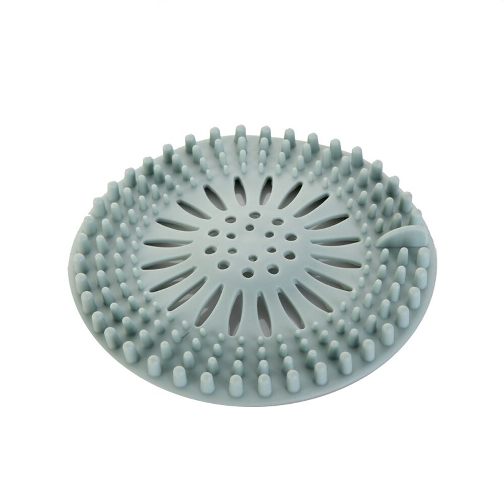 13*13cm Kreative Anti-Verstopfen Waschbecken Abfluss Boden Filter Haar Fänger See Stecker Dusche Stopper Waschbecken Pad waschbecken Sieb Schlecht: Blau