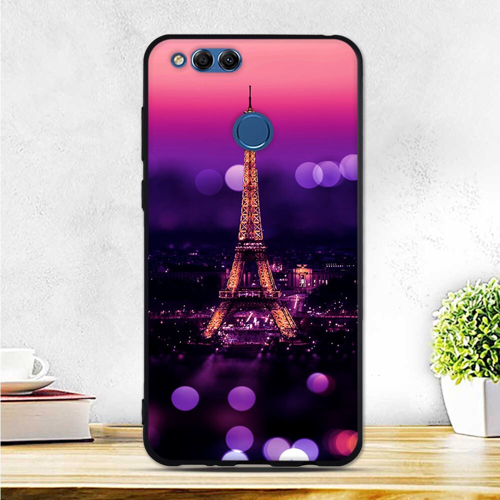 Beschermhoes Voor Huawei Honor 7X Cover Soft Silicone Back Case Voor Huawei Honor 7X7 X X7 Case 5.39 "Dunne Tpu Telefoon Cover Bags: 12