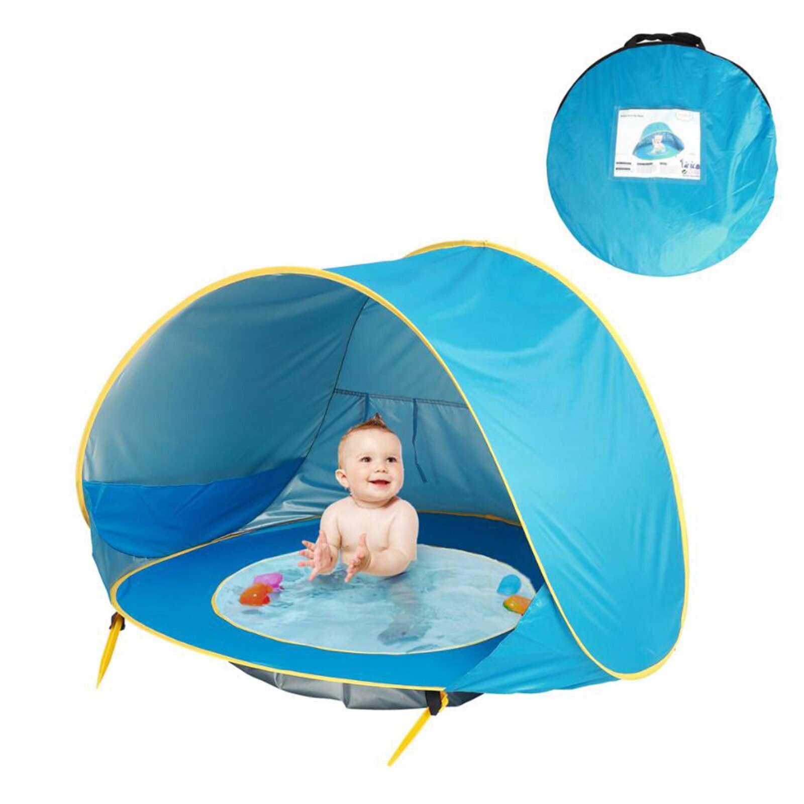 Baby Strand Zelt freundlicher Wasserdichte auftauchen Sonne Markise Zelt Sunshelter Mit Schwimmbad Art draussen-Camping Ozean Sonnenschirm Strand Zelt D01