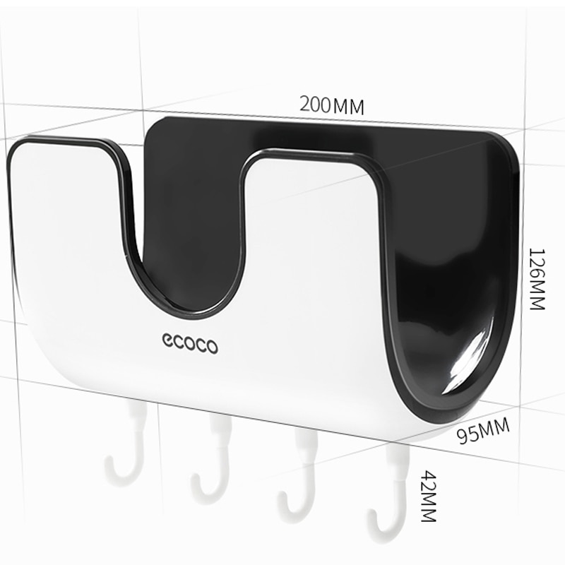 Soporte de tapa multifunción para casa de ADOREHOUSE, soporte de pared para sartén, tapa de sartén, soporte para tabla de cortar, organizador de cocina con soporte con ganchos