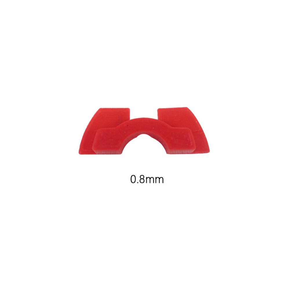 Xiaomi  m365 scooter schokdemper accessoires elektrische scooter trillingsdemping silicagel pad schokdemper pad: 0 8 rood