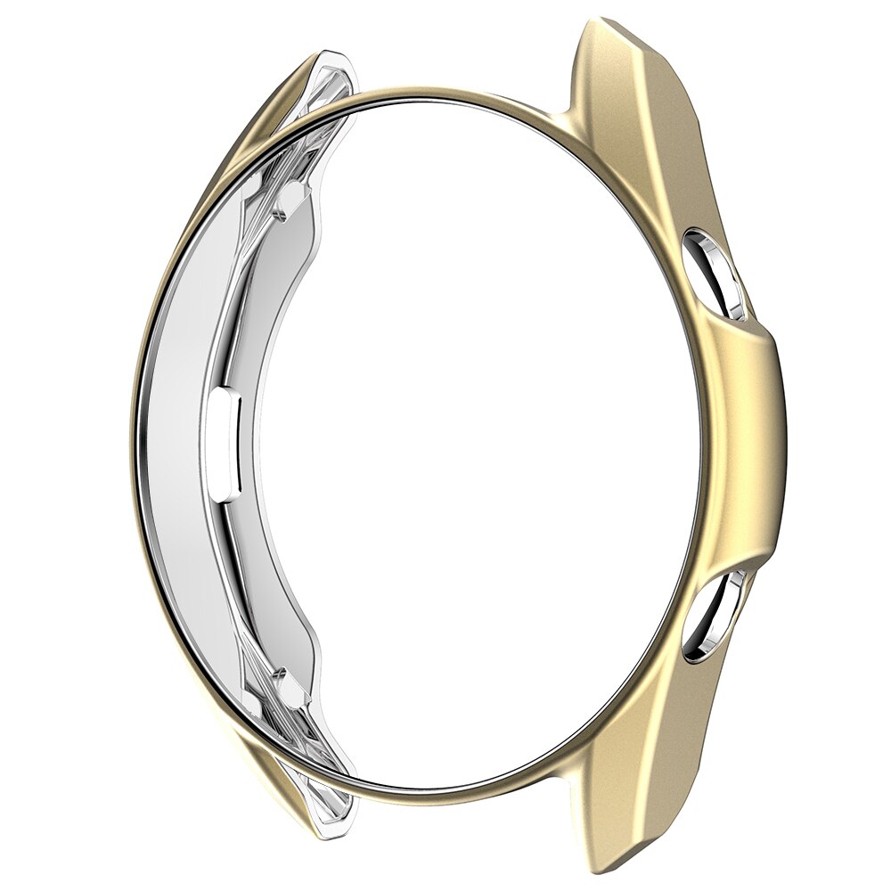 Coque de protection TPU souple et mate pour Samsung Galaxy Watch 3, 45mm, 41mm, cadre léger et fin, antichoc givré: Gold / For Galaxy Watch3 41