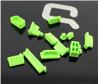 Kleurrijke Silicone Anti Dust Plug Computer Cover Stopper Laptop Stof Plug Laptop Stofdicht Usb Stof Plug Computer Accessoires: Green