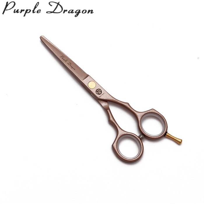 Z1104 5.5" 16cm JP Purple Dragon Rose Gold Scissors For Hairdresser Cutting Shears Thinning Scissors Hair Scissors: Z1104 Jin C 5.5N