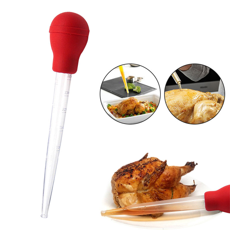 Kitchenware Utensils Bar Dining Condiment Bottles Baster 30ml BBQ Pipe Turkey