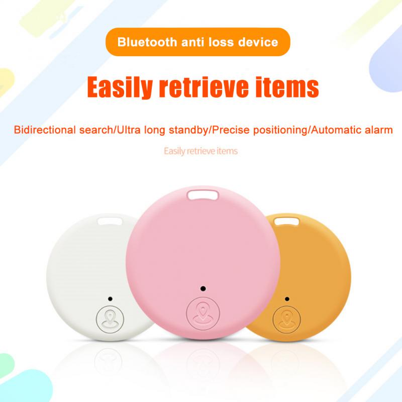 Tuya Circular Smart Tracker Bluetooth-compatible Smart Life APP Key Finder Keychain Phones Kids Pet Anti-loss Device Smart Tag