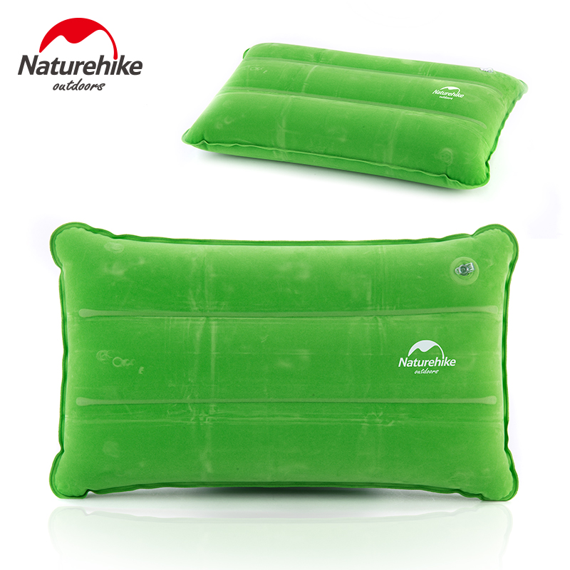 Naturehike Antislip Opgeblazen Gecomprimeerd Kussens Vouwen Kussen Suede Stof Kussens Voor Home Reizen Outdoor Gebruik NH18F018-Z