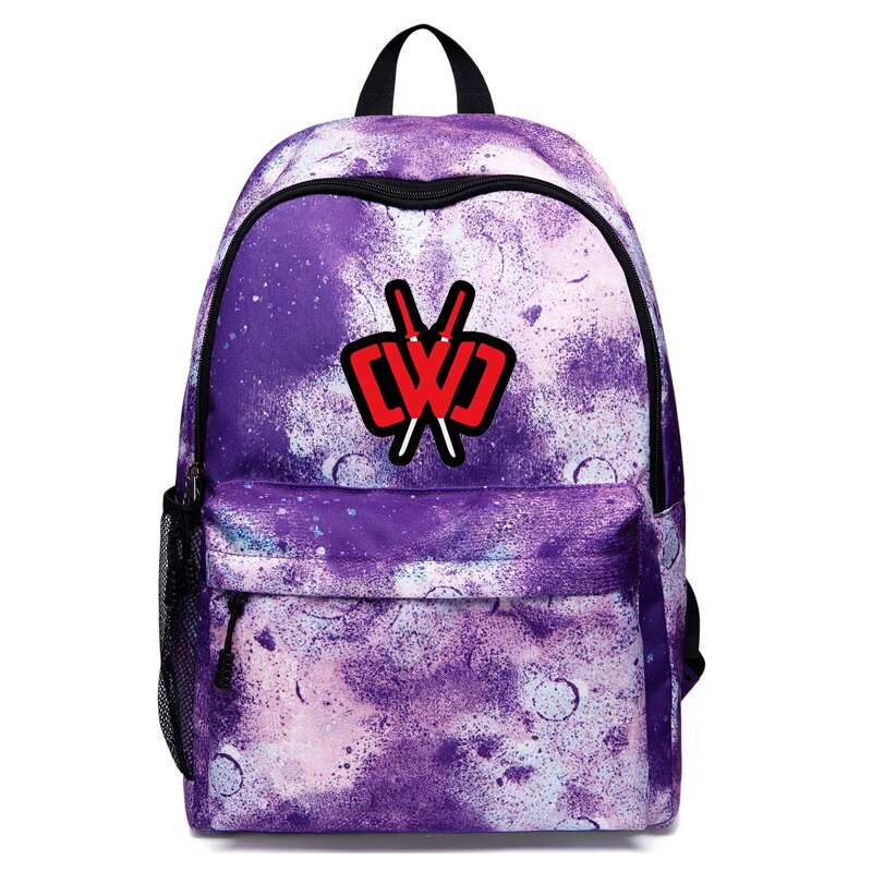 CWC imprimé unisexe galaxie sac à dos extérieur sac à dos étudiant Oxford sac USB charge ordinateur sacs: 12