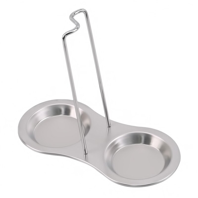 Keuken Accessoires Roestvrij Stalen Pot Deksel Plank Keuken Organizer Pan Deksel Rack Stand Spons Lepel Houder Afdruiprek: Default Title
