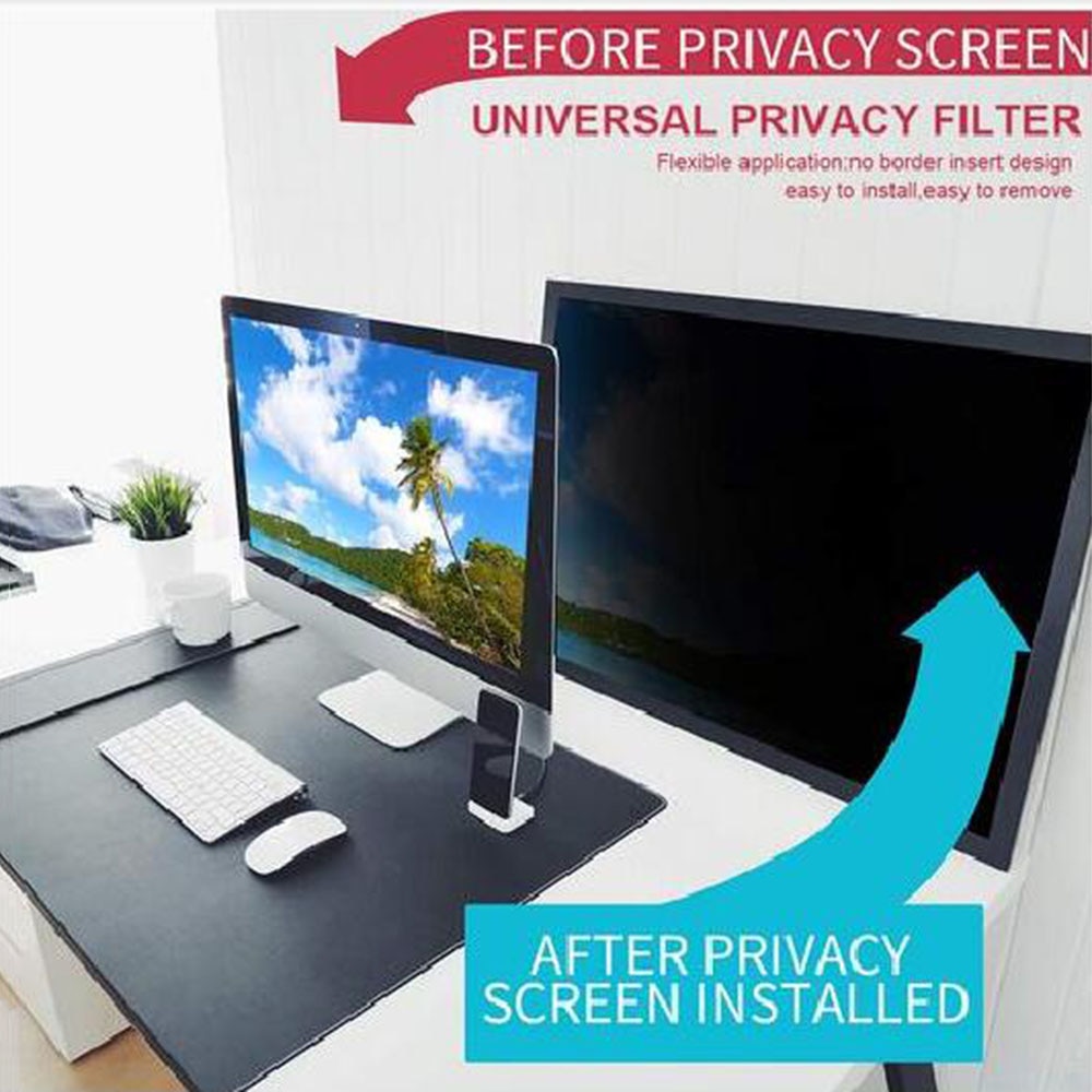 19 Inch Privacy Filter Anti-Glare Beschermfolie Zonder Kloof Voor Desktop Computer Pc Scherm Beschermende Film 376Mm * 301Mm