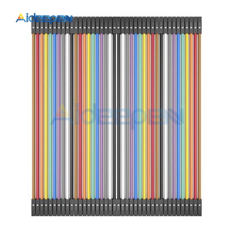 Conector de Cable Dupont para Arduino, 5 pines, 10 pines, 40 Pines, 10CM, 20CM, macho a hembra: 40PIN F to F 20CM