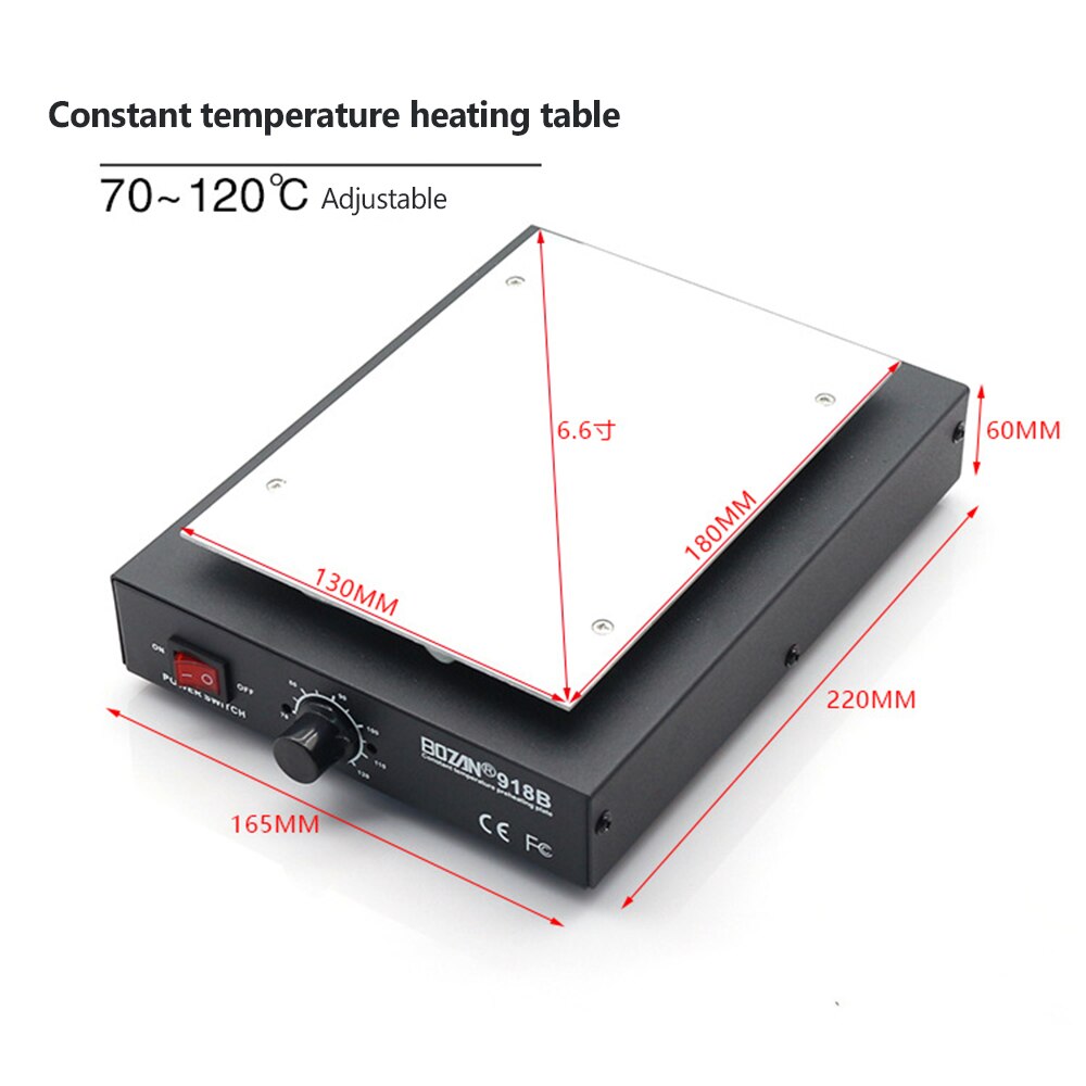 Screen Separation Glass Removal Phone Repair Machine Mobile Phone Removing Preheating Machine Removing Screen Heating Ansai-918B
