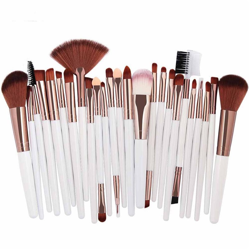 25 Stuks Make-Up Kwasten Kit Set Professionele Blusher Oogschaduw Foundation Cosmetische Penselen Make Up Tool Kit Brochas Maquillaje: G