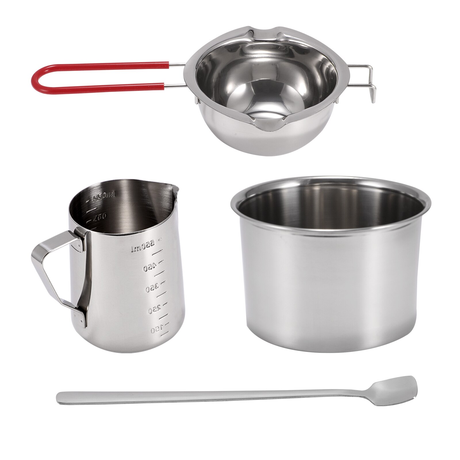 DIY Candle Making Kit Handmade Candle Making Tools DIY Candle Maker Pot Stirring Spoon Candle Wick Crafts Supplies: D 4 pcs