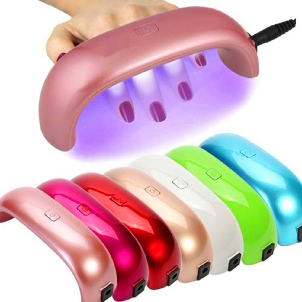 Draagbare 9W Led Quick Nail Dryer Curing Lamp Machine Voor 10-30 Seconden Mini Uv/Led Lamp nail Dryer Gel Nagellak Elektrische 70G