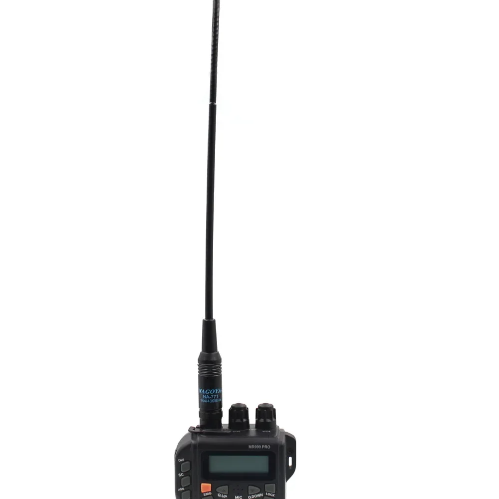 Antena Walkie Talkie AM-771 banda Dual 144MHz 430MHz antena de Radio SMA-macho bandas de frecuencia de aire de Quansheng UVK5