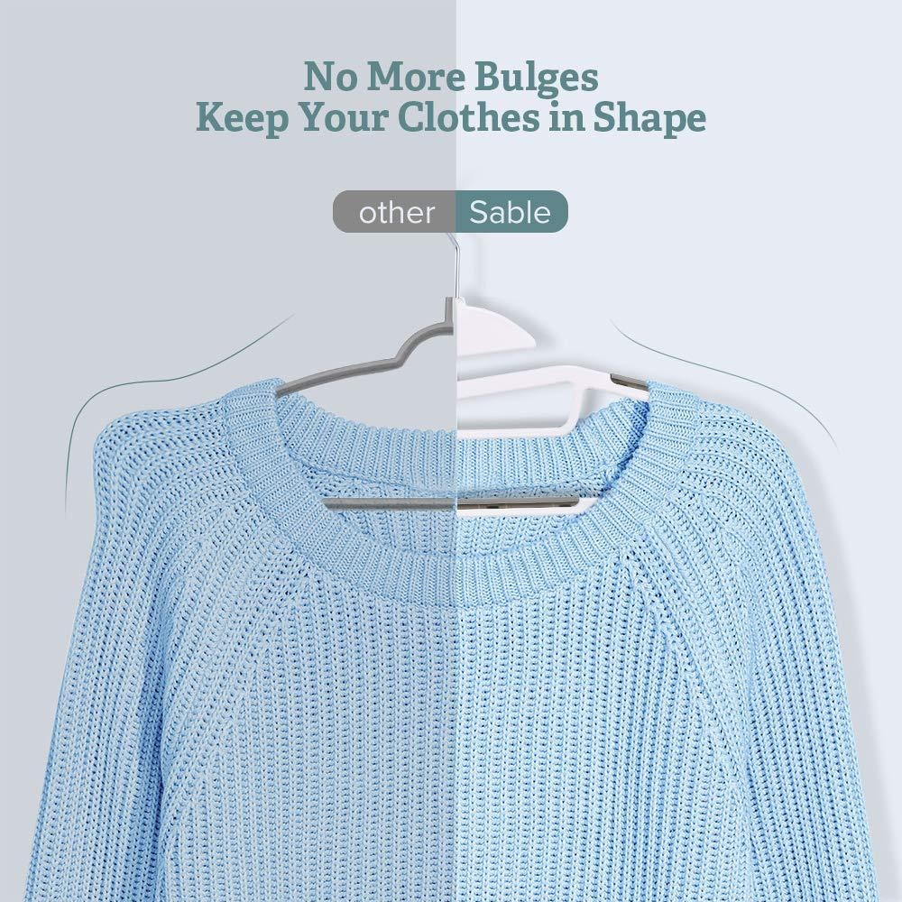 Cintre de vaccage pour Vêtements T1, Non Marquant, Durable, Multifonction, pour Gain de Place