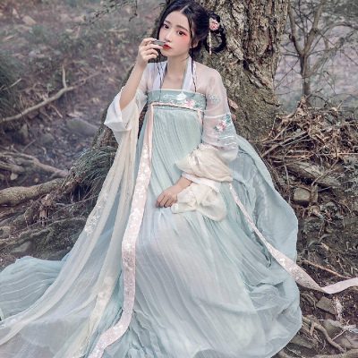 Hanfu vestido chino para mujeres china antigua disfraz de hada princesa tradicional hanfu vestido femenino y traje de traje tang para chica: 1 / M