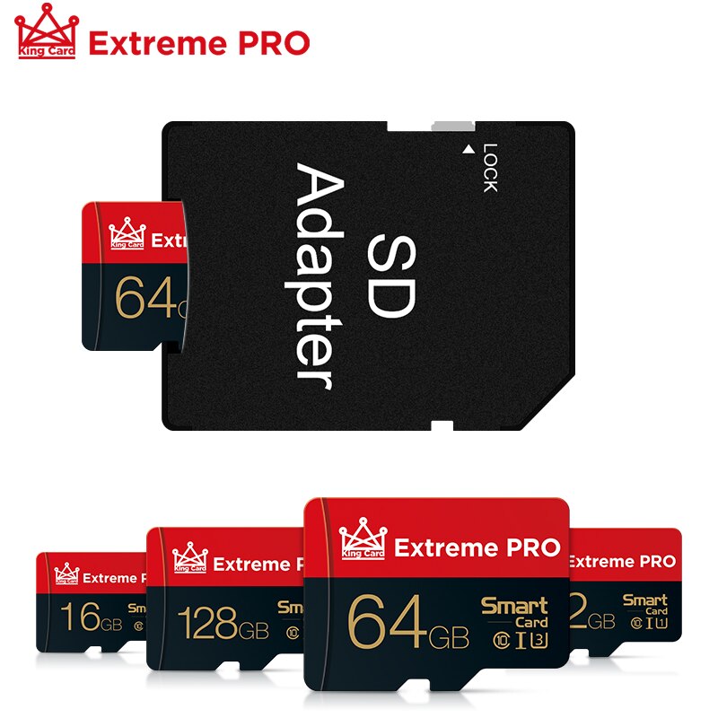 Class 10 Real Capacity SDHC/SDXC Micro SD card 64GB 32GB 16GB 8GB Memory Cards TF card for phone tablet with sd adapter package