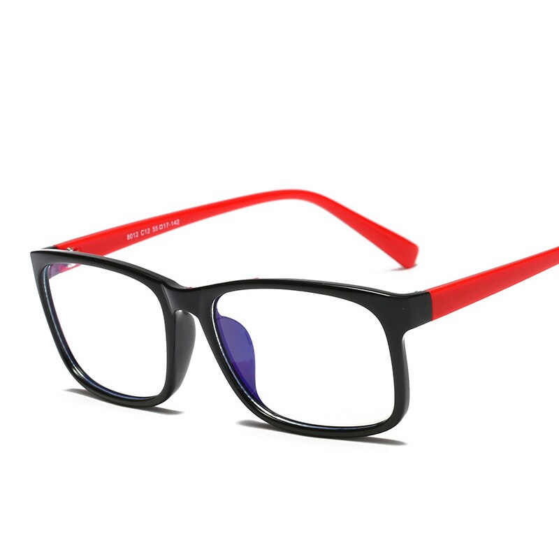 Elbru Vierkante Brilmonturen voor Mannen Vrouwen Anti Blauw Licht Computer Gaming Bril Clear Geel Lens Nachtzicht Brillen: T4