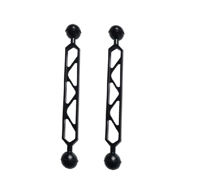Dual Joint Ball Extend Aluminum Arm Extension Diving Underwater Photography 6inch 8inch Arm Extension: 2pcs 8 inch