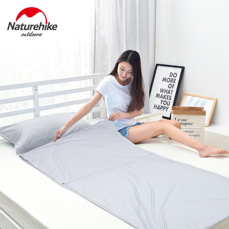 Lenzuola sporche per Hotel da viaggio tutto'aperto portatili con fodera per sacco a pelo sporco modale Naturehike