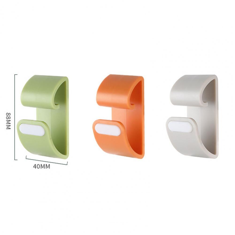 Sticky Hanger Punch-free Strong-Viscosity Plastic Storage Wash Basin Hanger for Kitchen Bathroom Towel Hanger Hooks