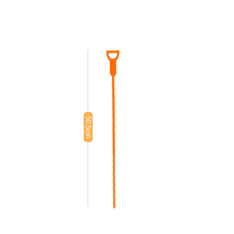 Dragado de Limpieza del cabello de pelo para alcantarillado de cocina, cepillo de serpiente para tubería de baño, herramienta Simple, suministros de limpieza de cocina