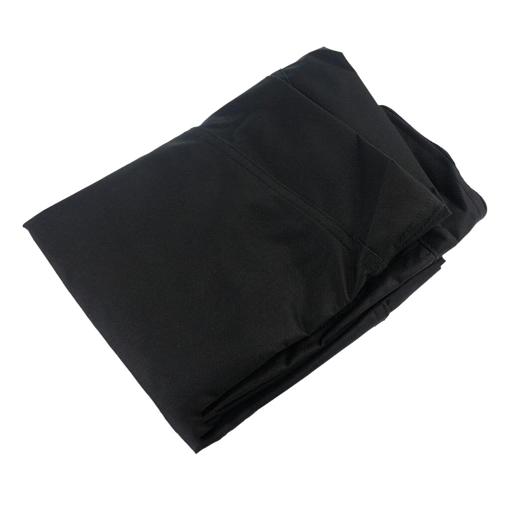 600D Oxford Cloth Outboard Motor Cover Waterproof Boat Motor Covers Black 175-225HP