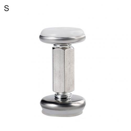 Bed Stabilizer Adjustable Furniture Fixed bracket wall Bed stabilizer Self-adhesive Door Stopper anti-shake Hardware: Silver S
