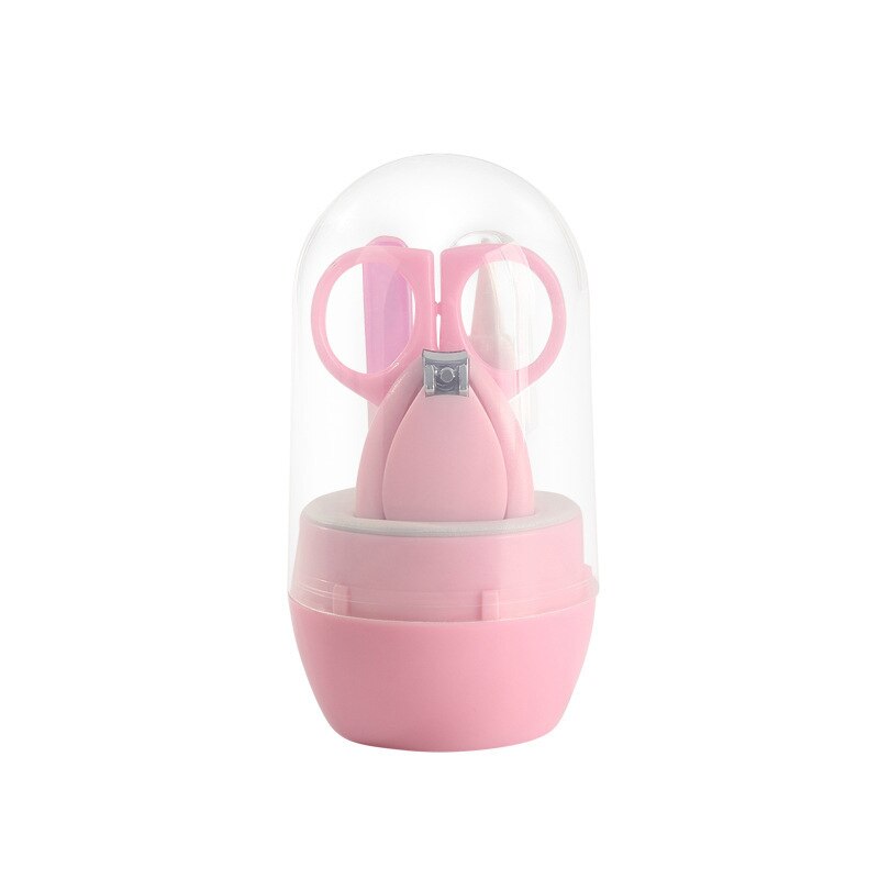 4 teile/satz Baby Nagel Haarschneidemaschine Bausatz Baby Healthcare Bausätze Werkzeuge Trimmer Schere Nagel Knipser Mit Lagerung Kasten Baby Nagel Datei einstellen: 1 einstellen rosa