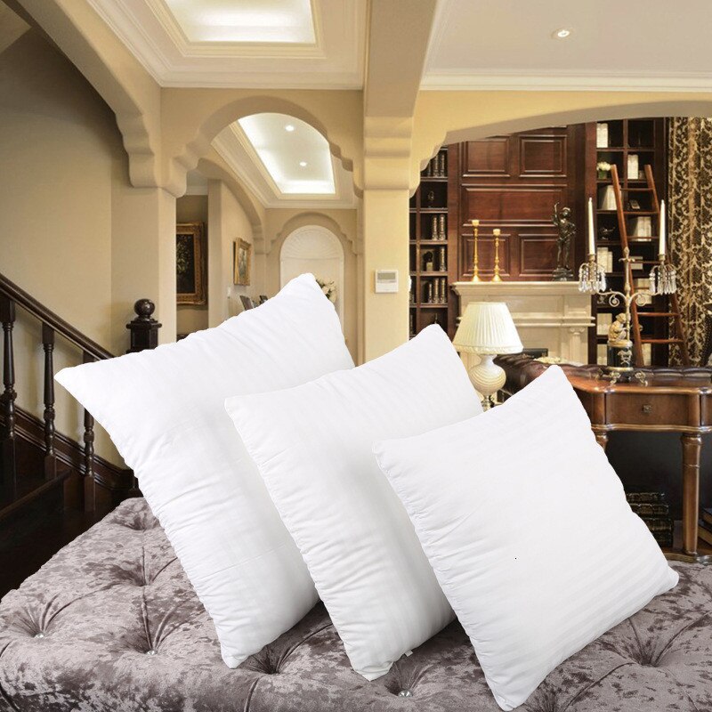 Hoofdkussen 80x80 cm Vulling - Kussen voor Slapen Allergievriendelijk Pillow Slaapcomfort Kussens Bedkussen voor Slapers Steun Made in EU Euroformaat 80 x 80 Oeko-Tex Wit - 2 stuks