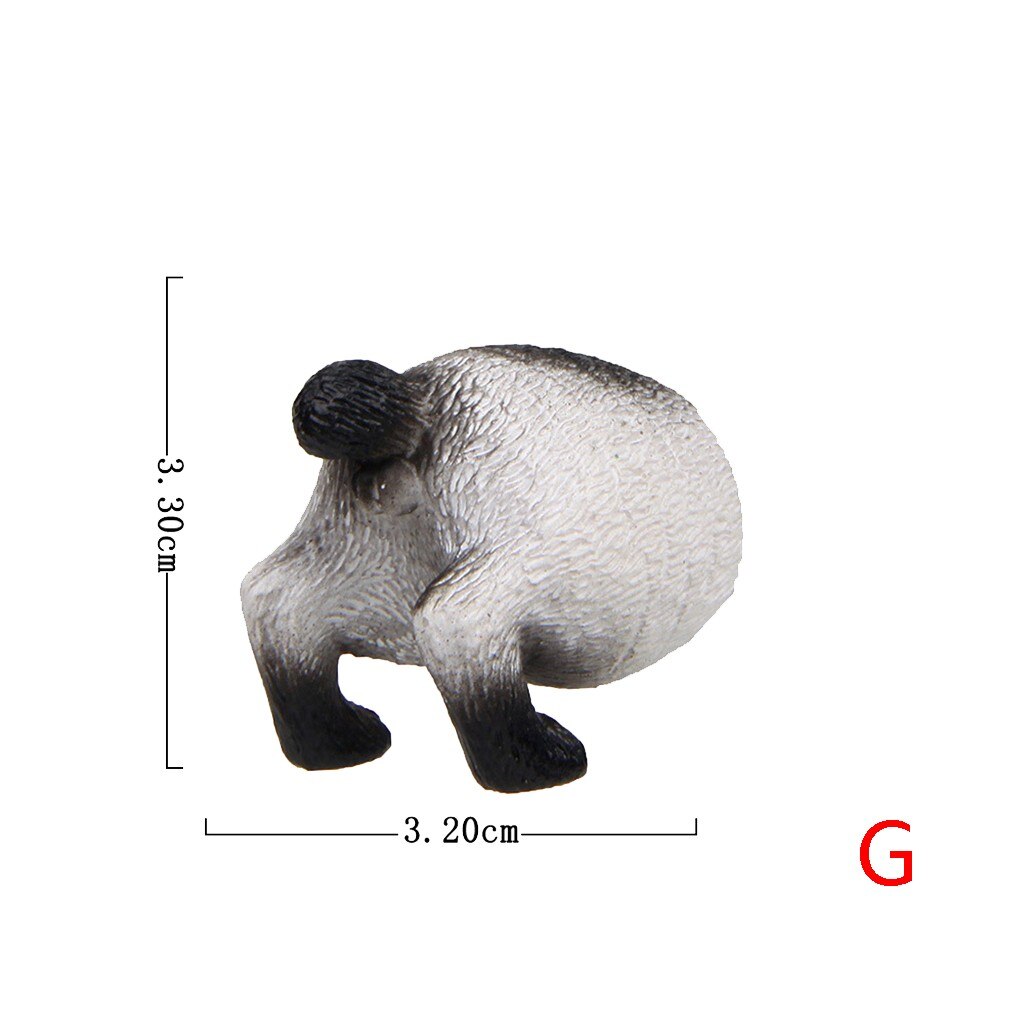 Fridge Magnet Sticker Funny Synthetic Resin Useful Key Holder Cat Ass 4 Pattern Cute Cat Ass Refrigerator Sticker: G