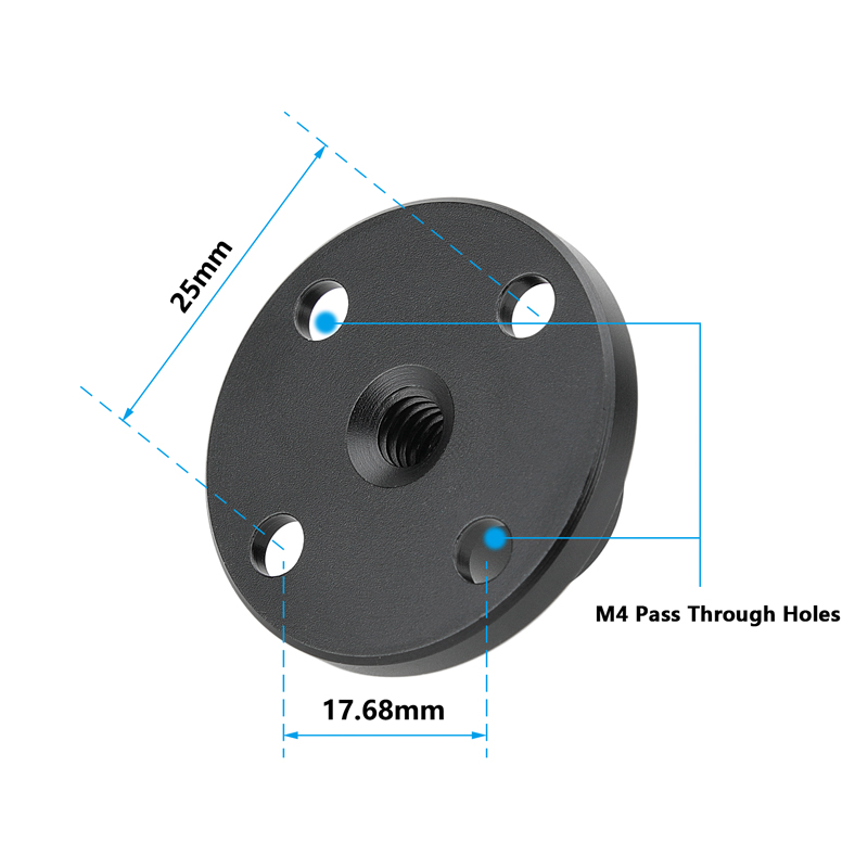CAMVATE Photography Wall Ceiling Table Mount Support Holder With 1/4"-20 Female Thread For Table/Podium/Wall /Ceiling Connecting