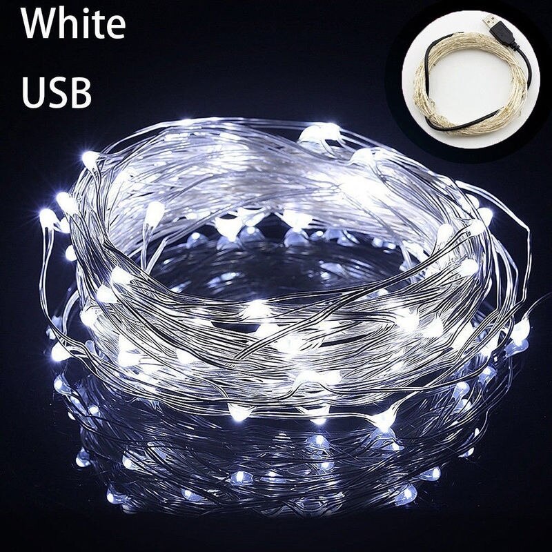 Usb String Lighta USB Operated LED String Lights Copper Wire Garland... – Grandado